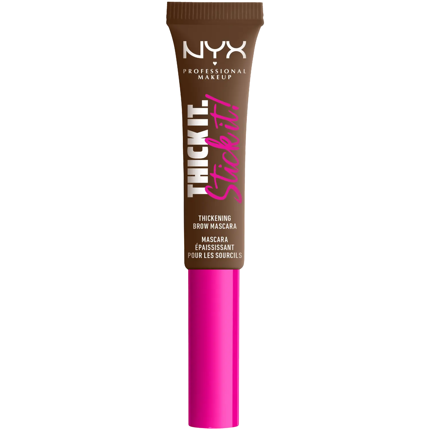 

Веганская гелевая тушь для бровей брюнетки Nyx Professional Makeup Thick It. Stick It., 7 мл