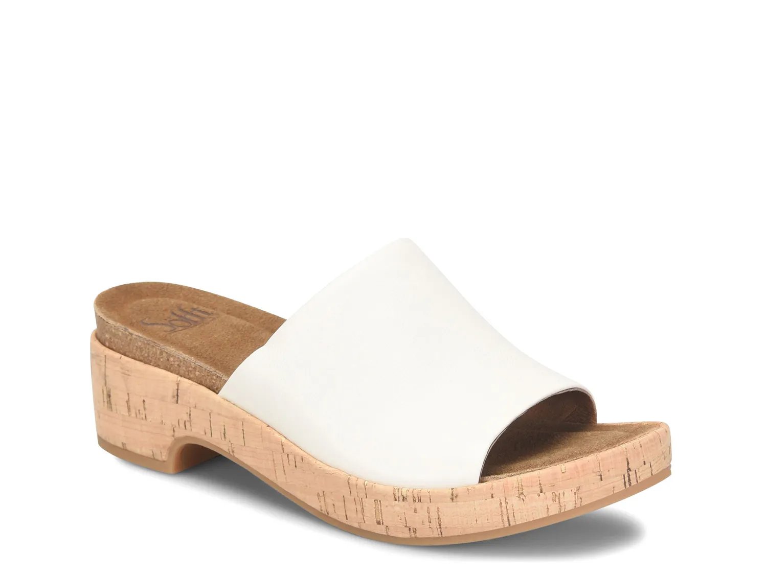 Сандалии Sofft Cass Platform Sandal, Off White Leather