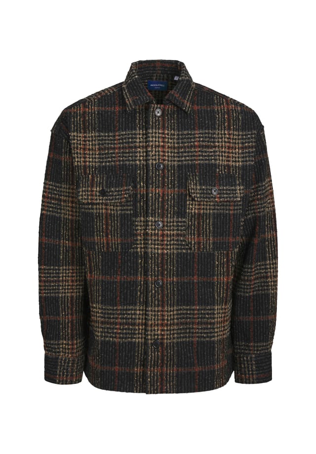 

Рубашка roxbury boucle рубашка с длинным рукавом Jack & Jones, черный