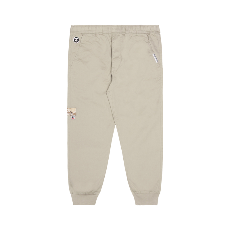 

Хлопковые спортивные брюки с аппликацией логотипа от *A Bathing APE Aape, Gray GYL