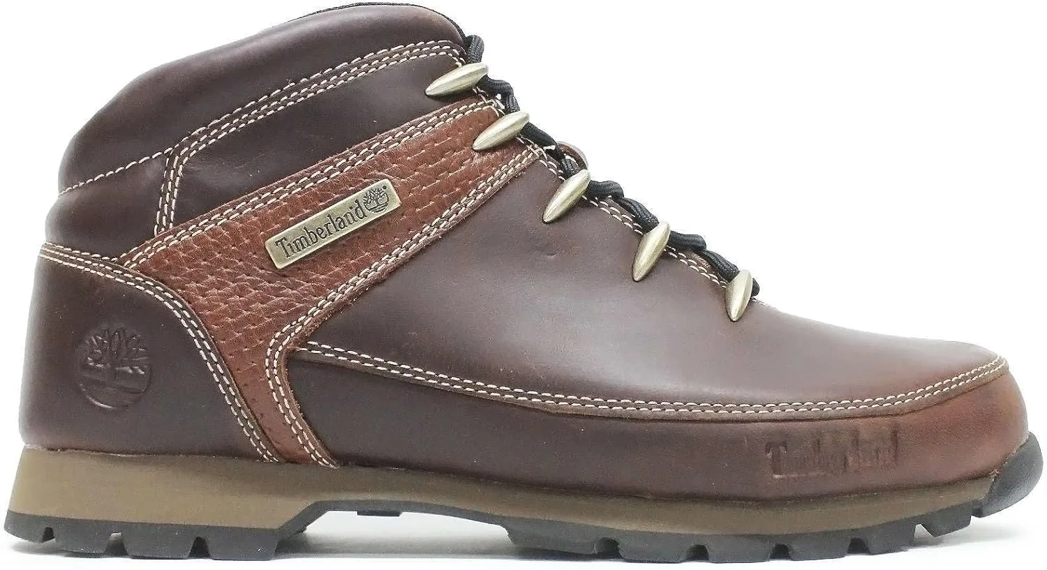 Мужские кожаные ботинки Timberland Euro Sprint Mid Lace, коричневый