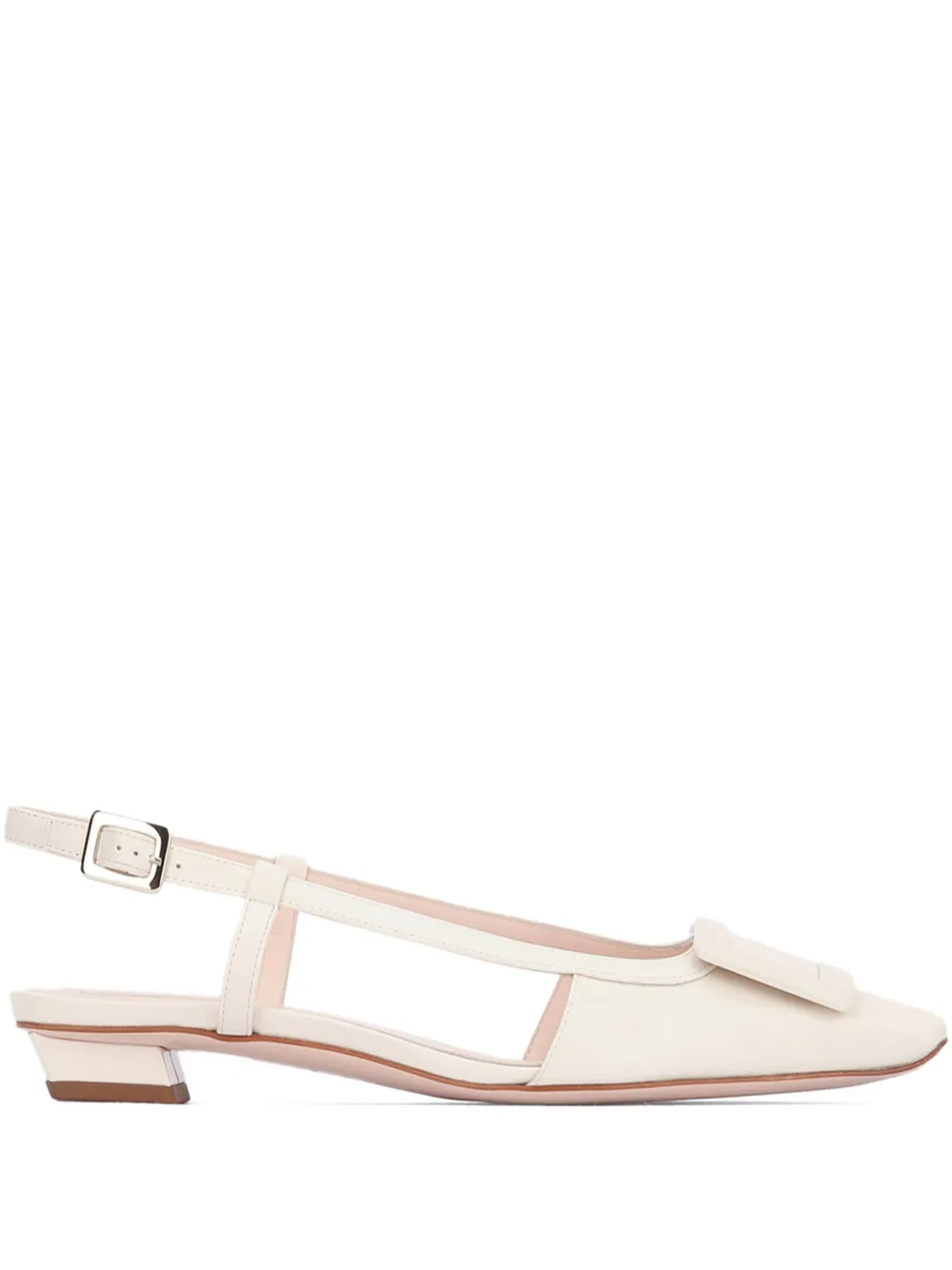 Туфли Belle Vivier с пяткой на пятке 25 мм Roger Vivier, белый