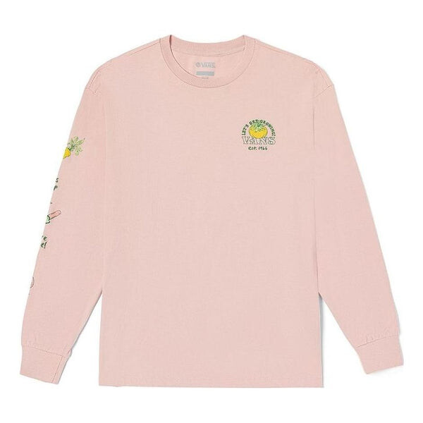 

Футболка growth garden long sleeve t-shirt 'pink' Vans, розовый