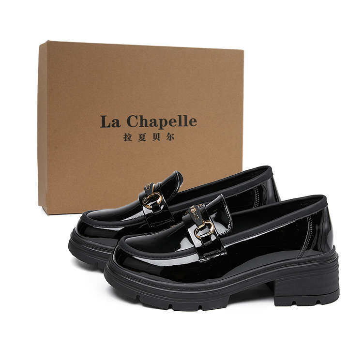 La Chapelle Лоферы женские 4,5 см, черные