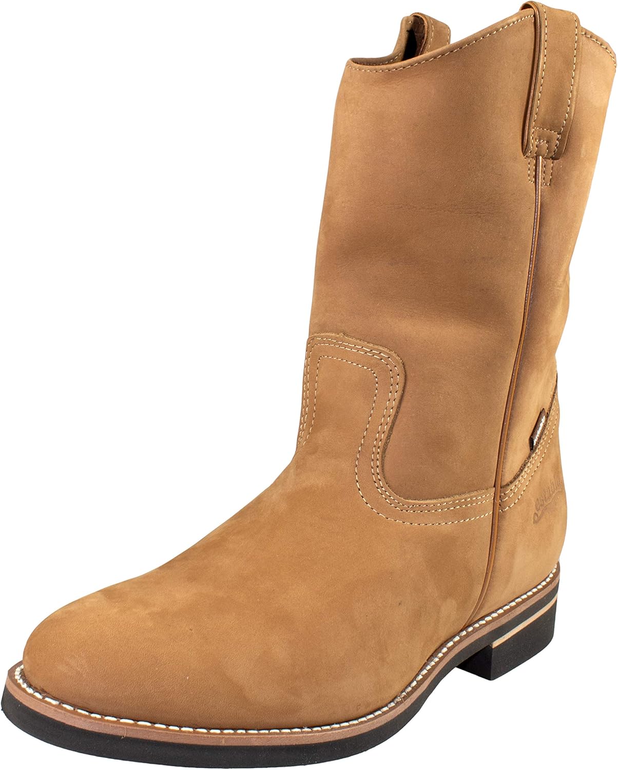 

Рабочие ботинки ESTABLO для мужчин, нубук, цвет коричный, круглый носок