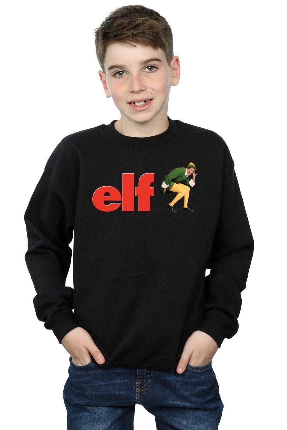 

Толстовка с логотипом Elf, черный