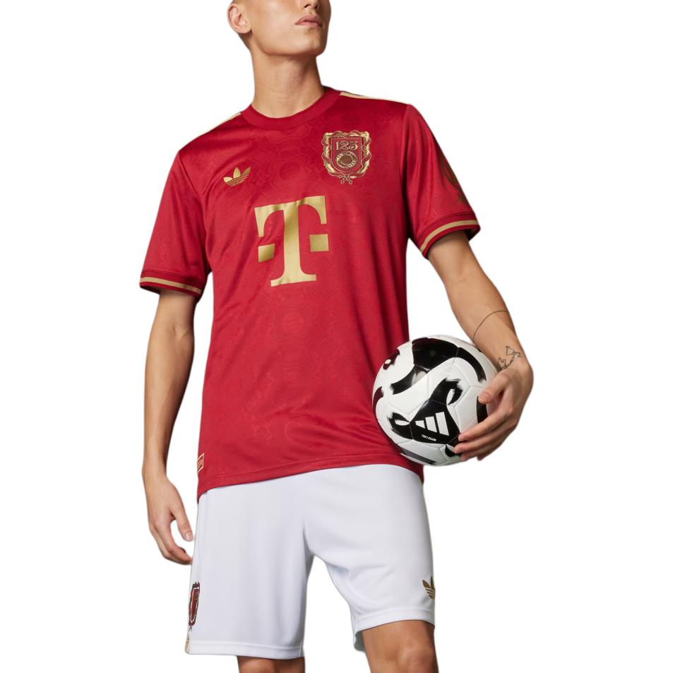 Футболка Bayern Anniversary Adidas Originals, Chestnut — фото 4