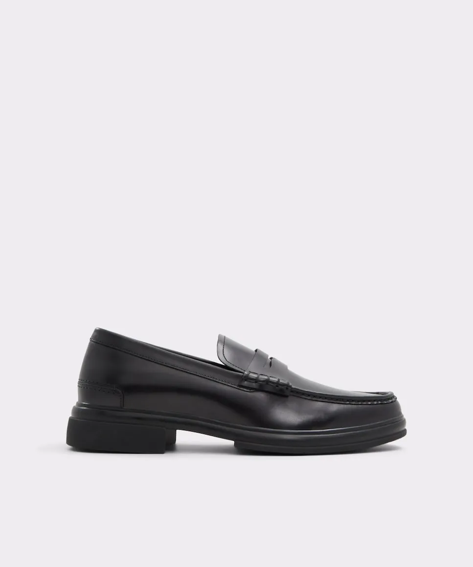 

Мужские кожаные мокасины с круглым носком Aldo, черный