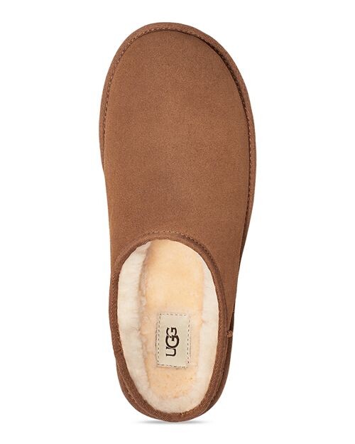 Мужские классические тапочки без шнуровки UGG, цвет Brown — фото 2