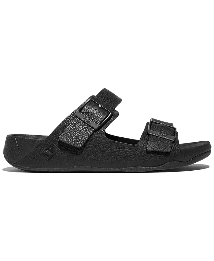 Мужские слайды Gogh Moc с пряжкой из состаренной кожи FitFlop — фото 2