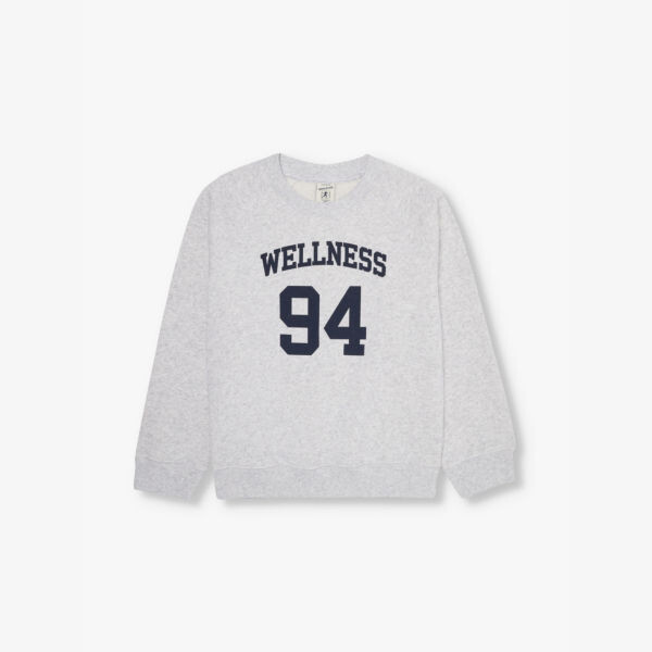 

Свитшот Wellness из хлопковой смеси 2-14 лет Sporty & Rich, серый