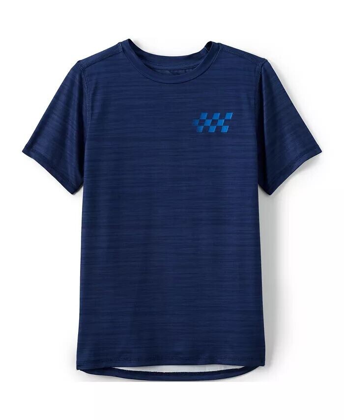 

Футболка Big Boys Husky Active Performance Lands' End, серый