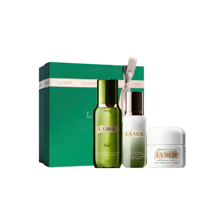 LA MER Набор для ухода за кожей Essence Lotion Essence Cream, увлажняющий бокс из трех предметов, подарок на день рождения для мамы, Three-Piece Set: Essence 50ml+Essence Water 100ml+Face Cream 15ml