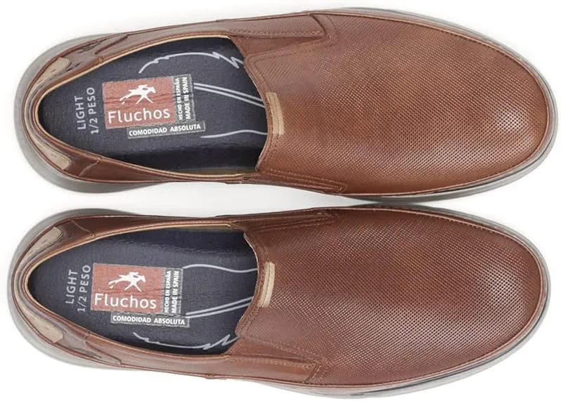 Мужские мокасины Fluros F0466 Fluchos, коричневый — фото 4