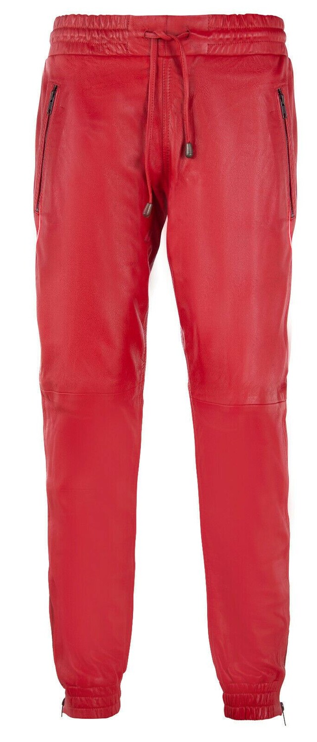 

Кожаные спортивные брюки boston Infinity Leather, красный