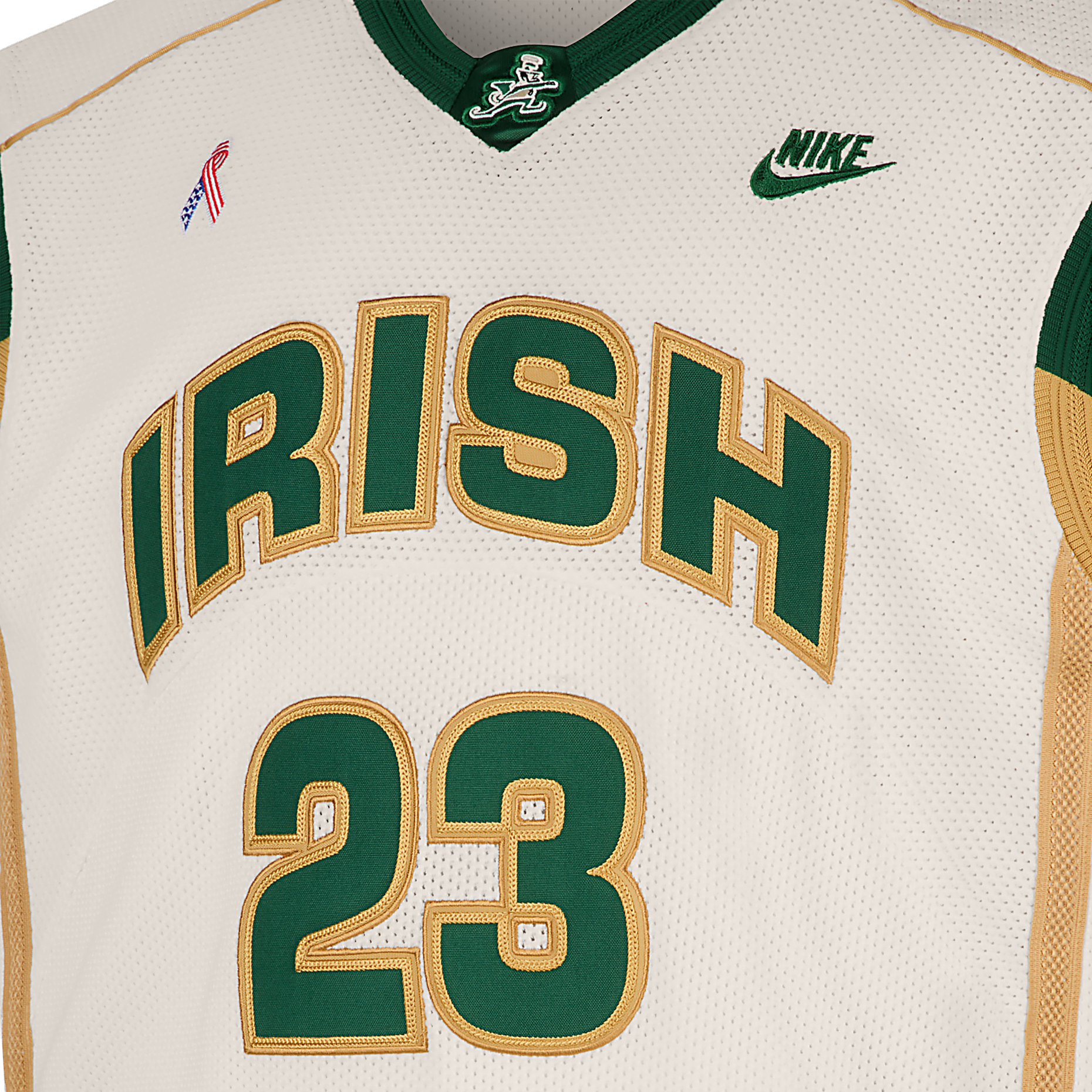 Джерси Nike Леброна Джеймса из резервной коллекции, цвет «Sail Gorge Green Club Gold» — фото 2