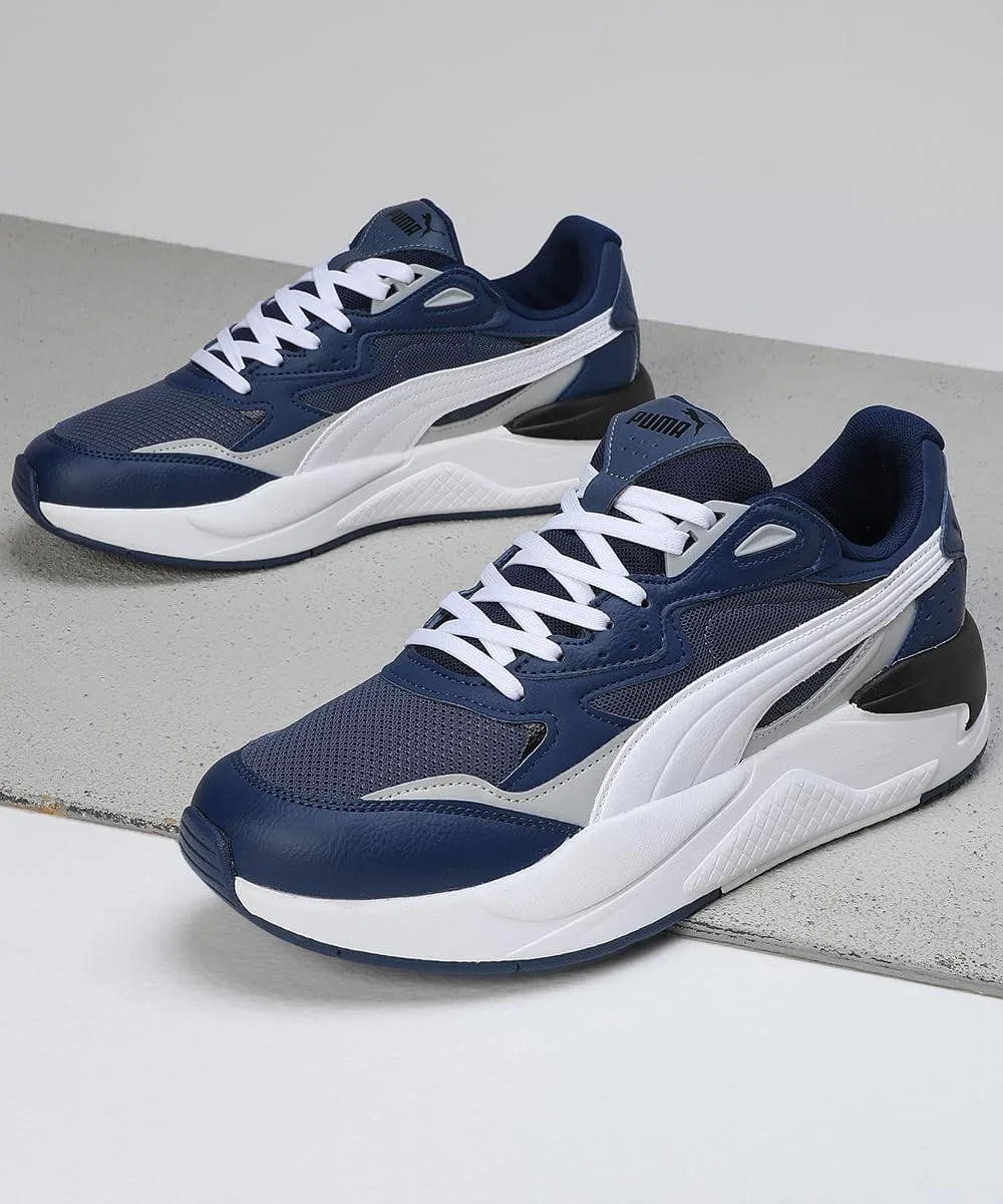 Кроссовки PUMA Unisex X-ray Speed ​​Trainers, Inky Blue Puma White Persian Blue — фото 2