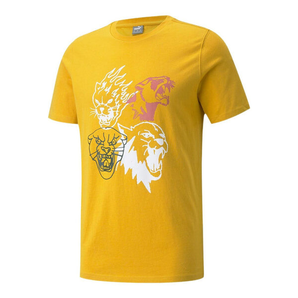 

Футболка 4th quarter short sleeve t-shirt 'yellow' Puma, желтый