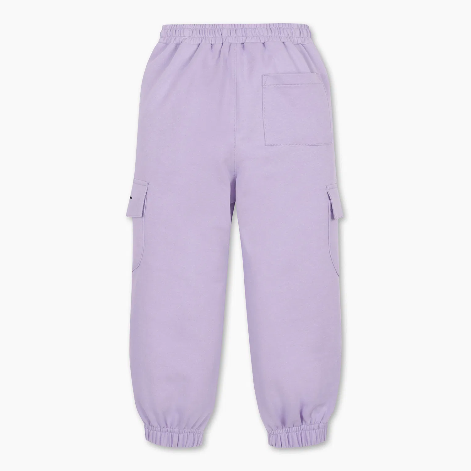 Детские джоггеры карго с карманами фиолетовые от Benetton Kids — фото 2