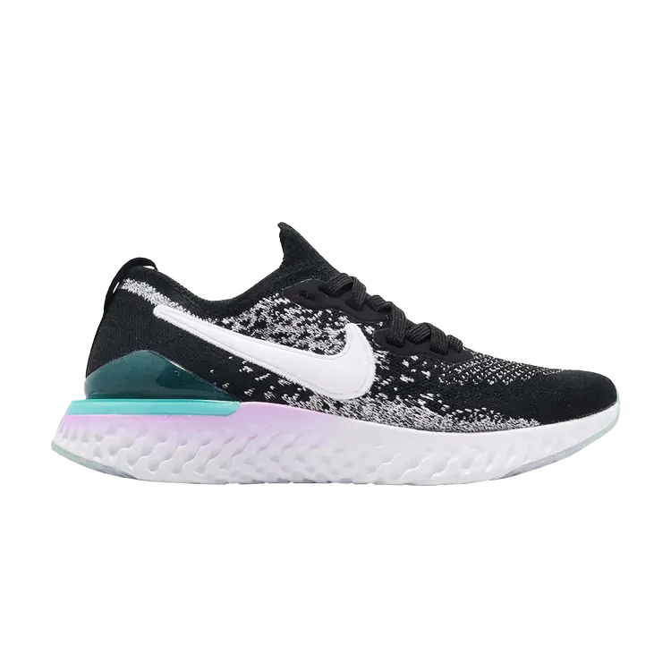 

Кроссовки Nike Epic React Flyknit 2 GS 'Bleached Coral', черный