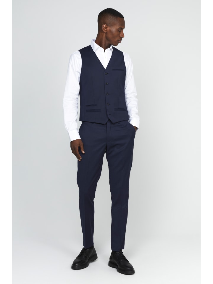 

Matinique Жилет Breck прямого кроя, темно-синего цвета