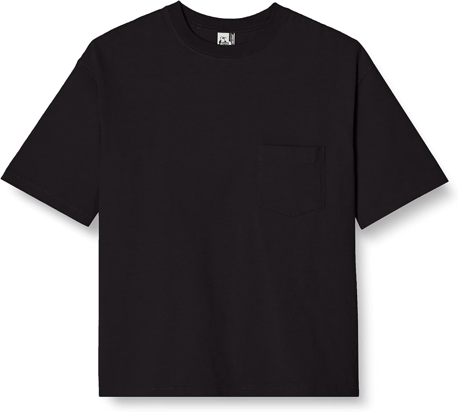 

Мужская футболка Chums из плотной ткани с карманом, черный