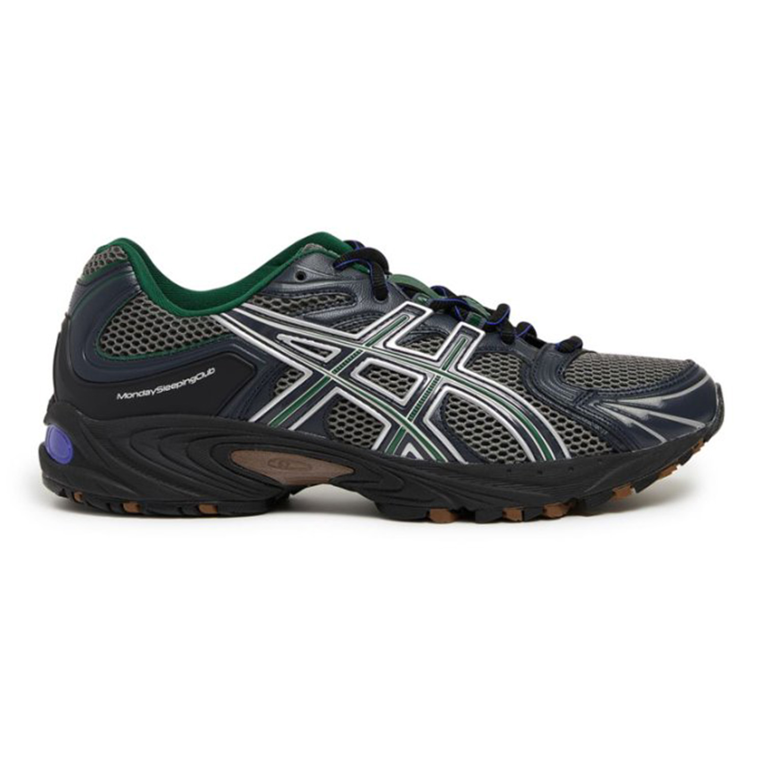 ASICS Gel Kahana TR Nexus MondaySleeping Club Collaboration Low top Casual Shoes Unisex черный серый зеленый — фото 3