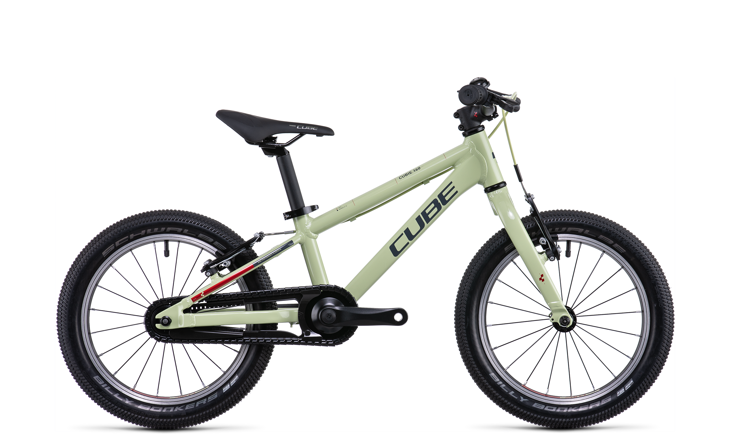 

Детский велосипед 12–18 дюймов Cube Cubie 160, green´n´red