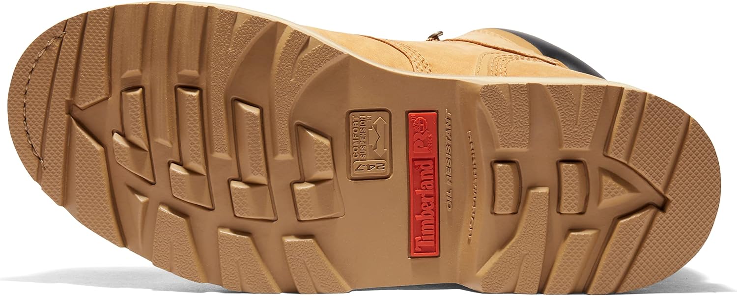Мужские рабочие ботинки Timberland PRO Pit Boss со стальным носком, цвет пшеничный — фото 4