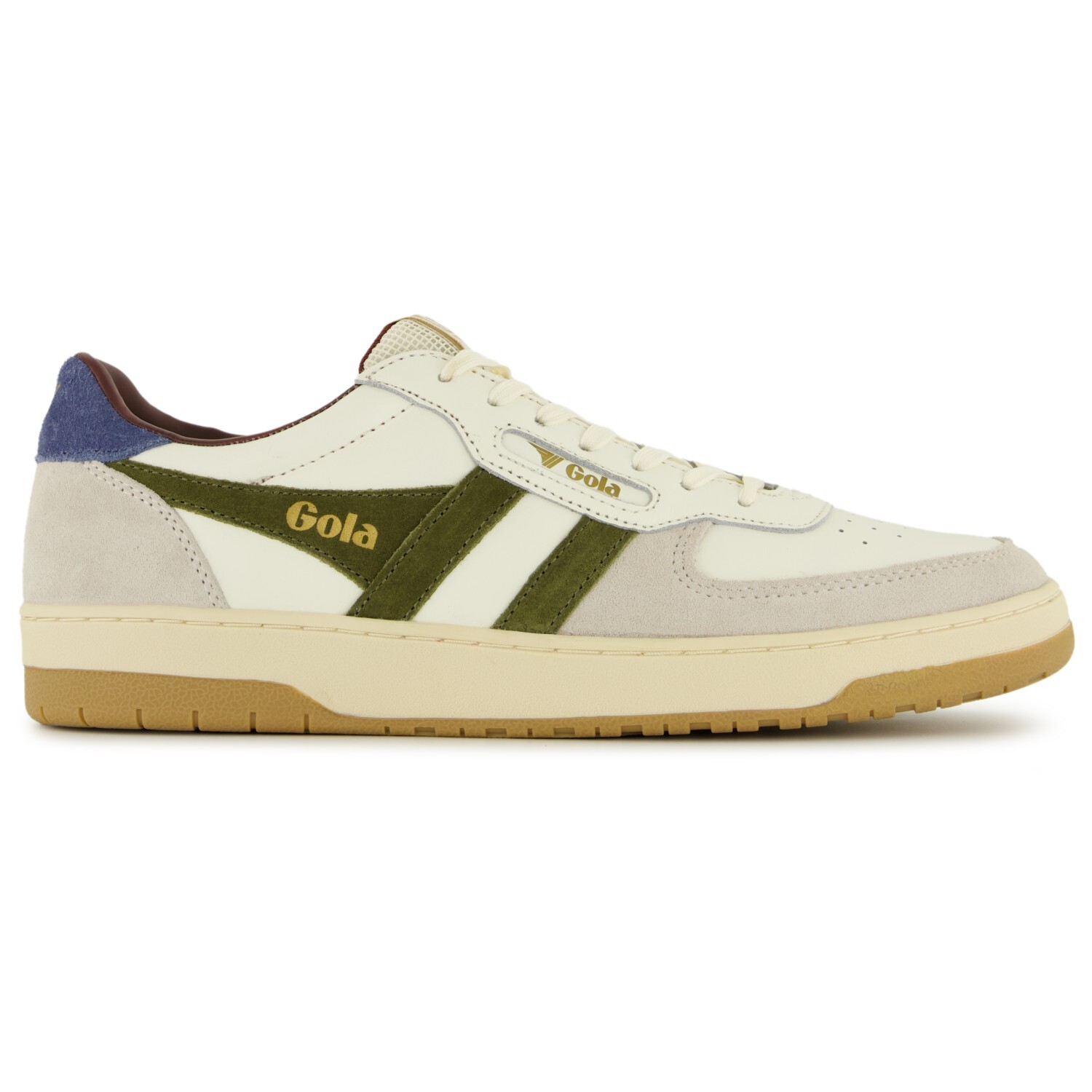 

Кроссовки Gola Hawk, цвет Off White/Military Green/Moonlight
