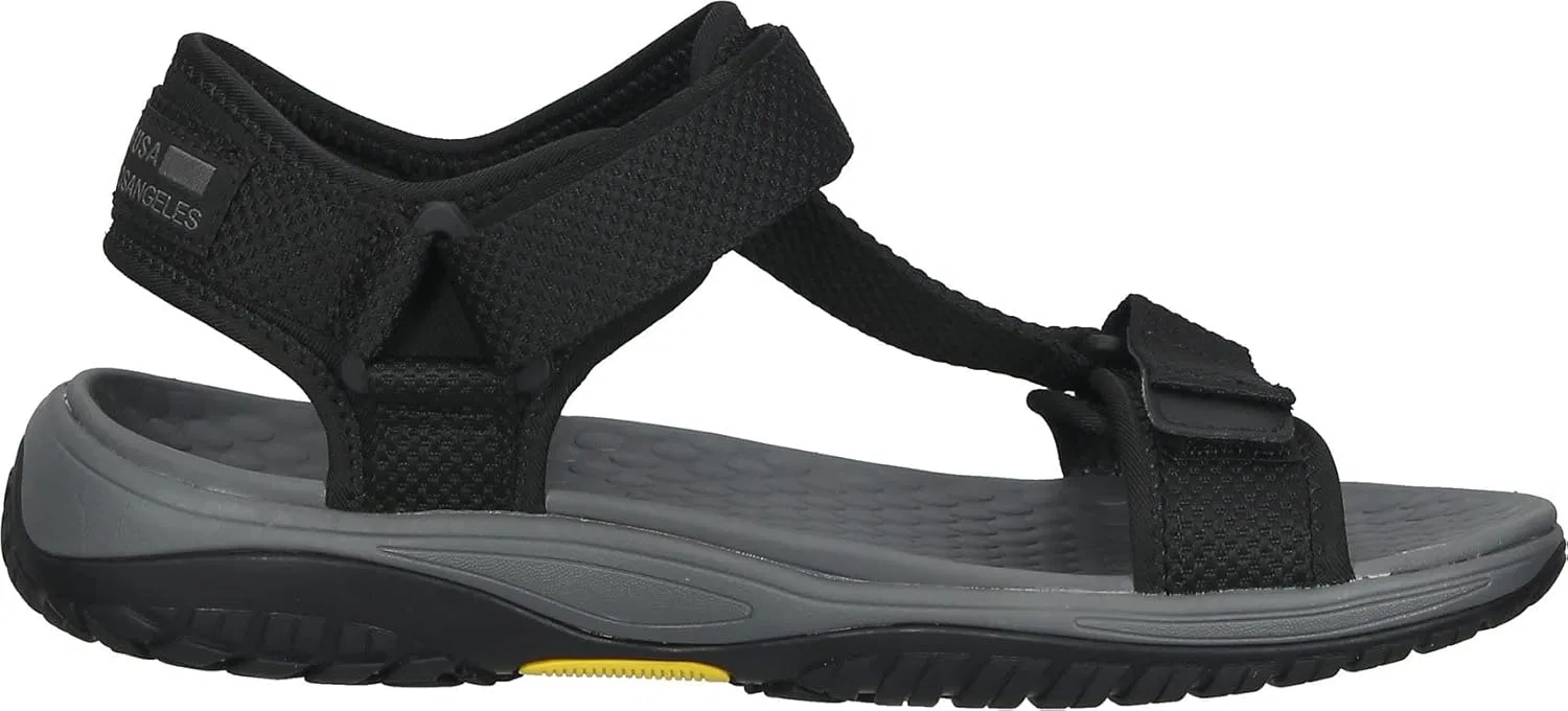 Мужские сандалии Skechers Lomell Rip Tide, 2-Black — фото 4