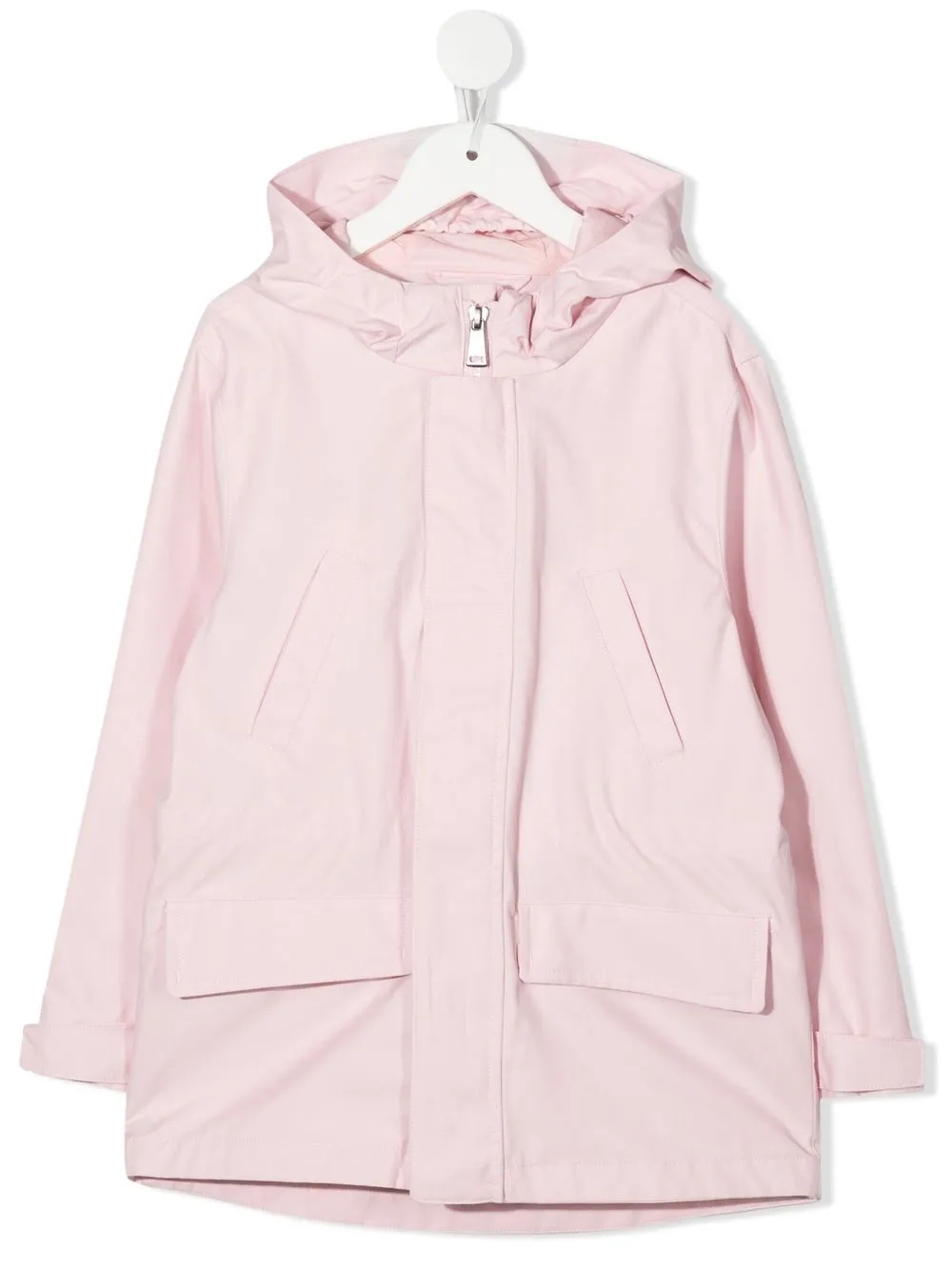 

Удлиненная ветровка с капюшоном POLO RALPH LAUREN KIDS, розовый
