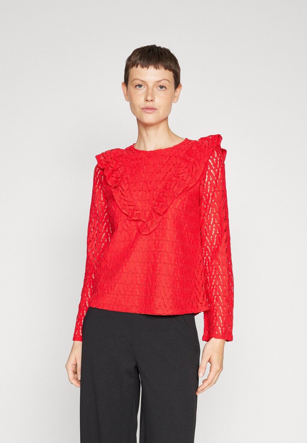 

Блузка Yasmarlin Top YAS, цвет mars red