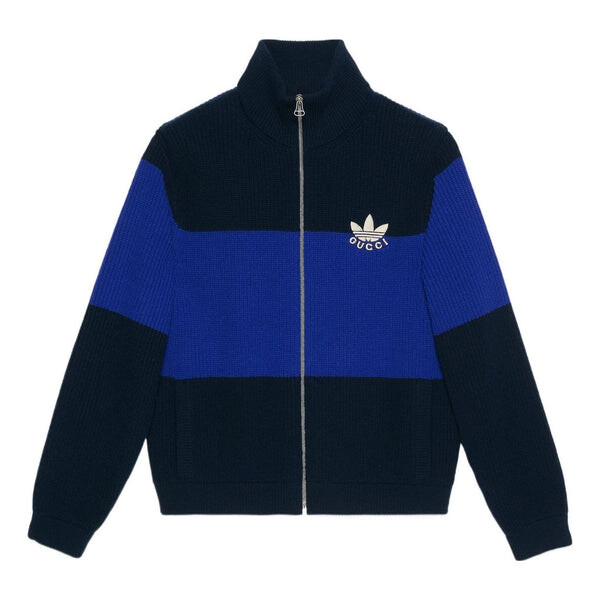 

Куртка x adidas wool zip jacket 'blue navy' Gucci, синий