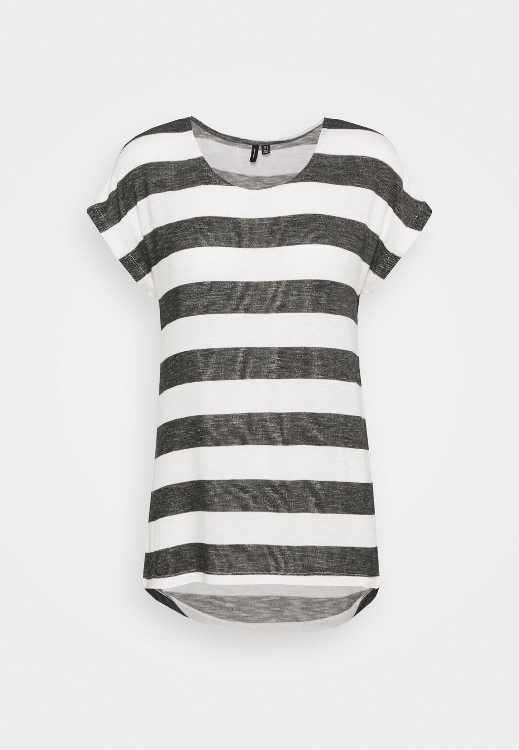 

Футболка с принтом VMWIDE STRIPE Vero Moda, цвет snow white/black