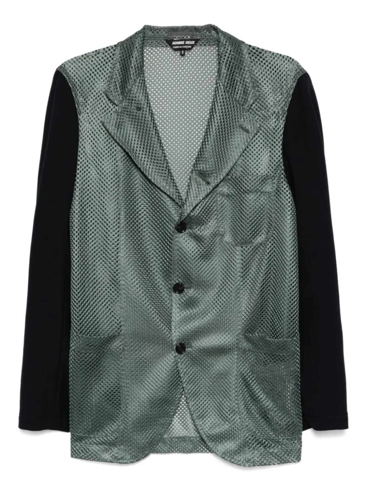 

Сетчатый блейзер Comme des Garçons Homme Deux, зеленый