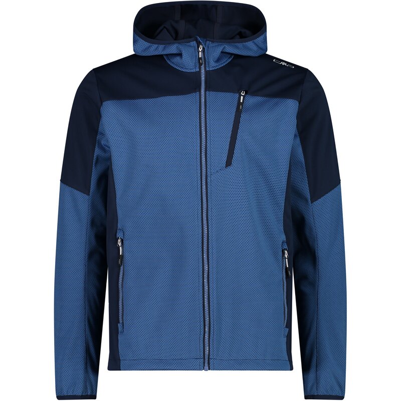 

Funktionsjacke мужская куртка с фиксирующим капюшоном Cmp, голубой