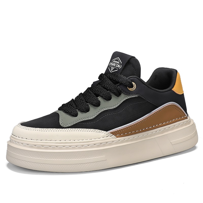 

Обувь для скейтбординга мужская низкая YEARCON, Black/Green