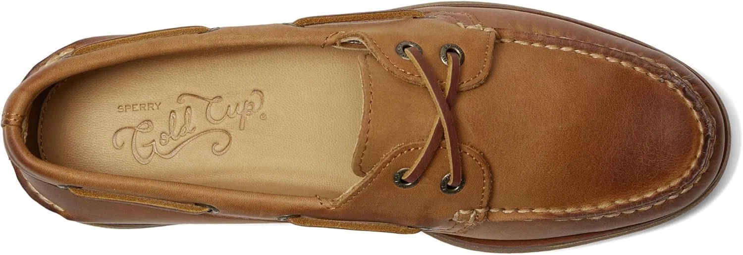 Мужские золотистые лодочные туфли Sperry Authentic Original — фото 3