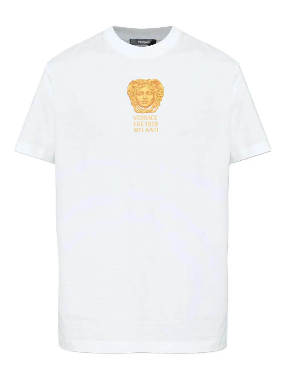 

Футболка с логотипом Медузы VERSACE, белый