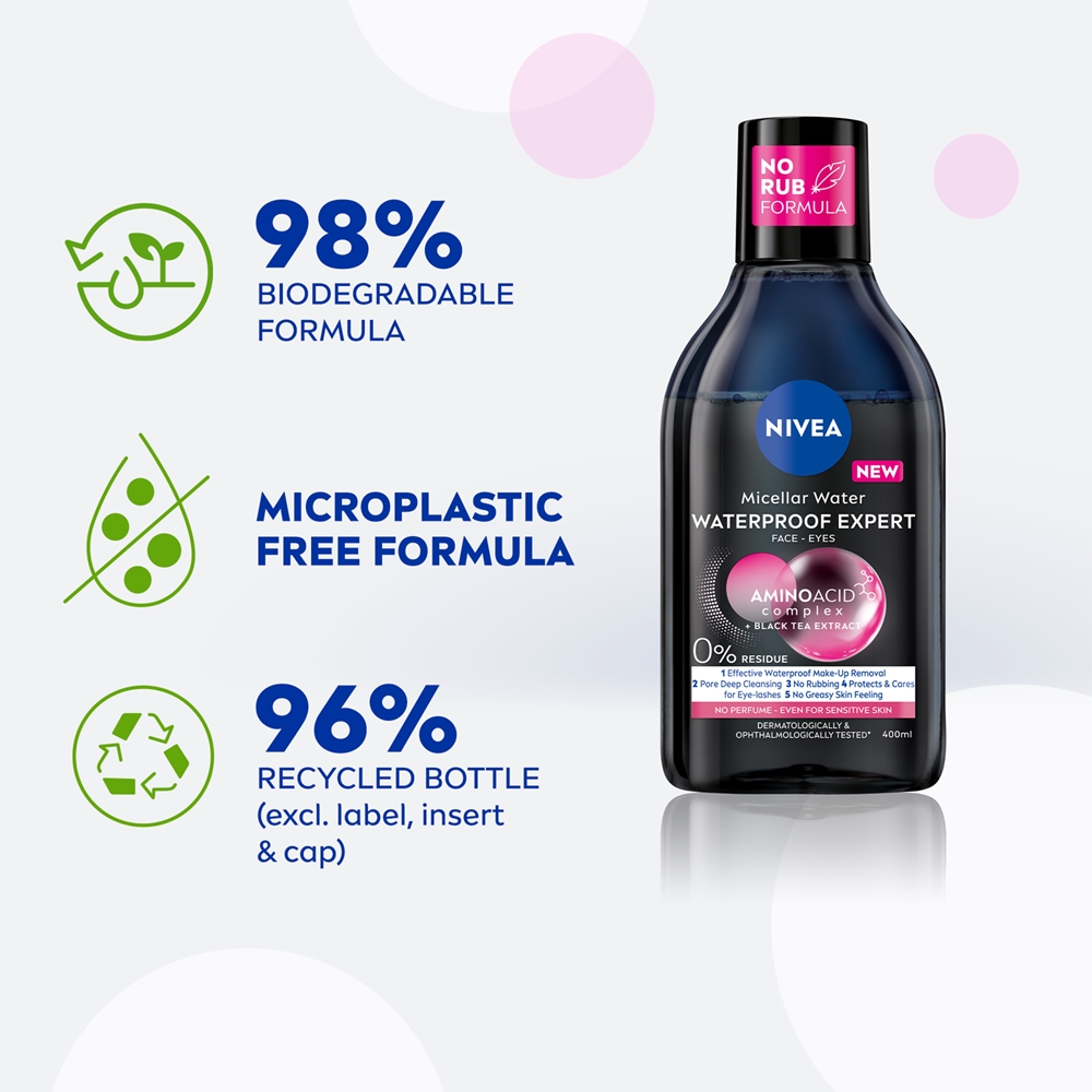 Мицеллярная вода Nivea — Micellair Expert двухфазная, 400 мл — фото 2
