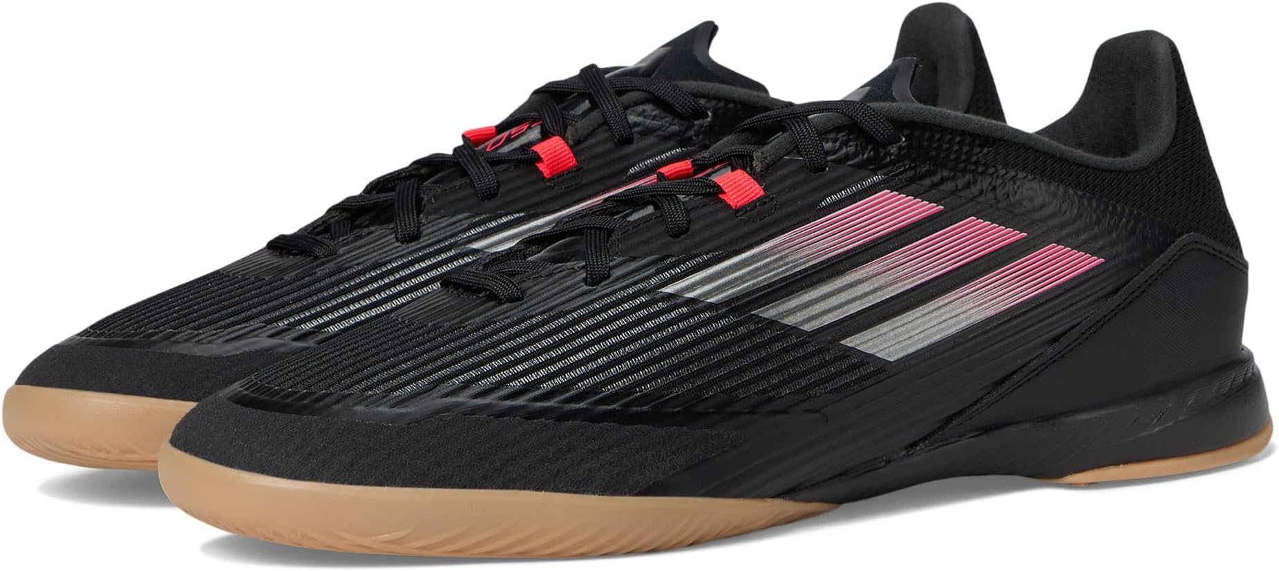 Кроссовки adidas F50 League Indoor Soccer Cleats, цвет Black/Iron Metallic/Lucid Red