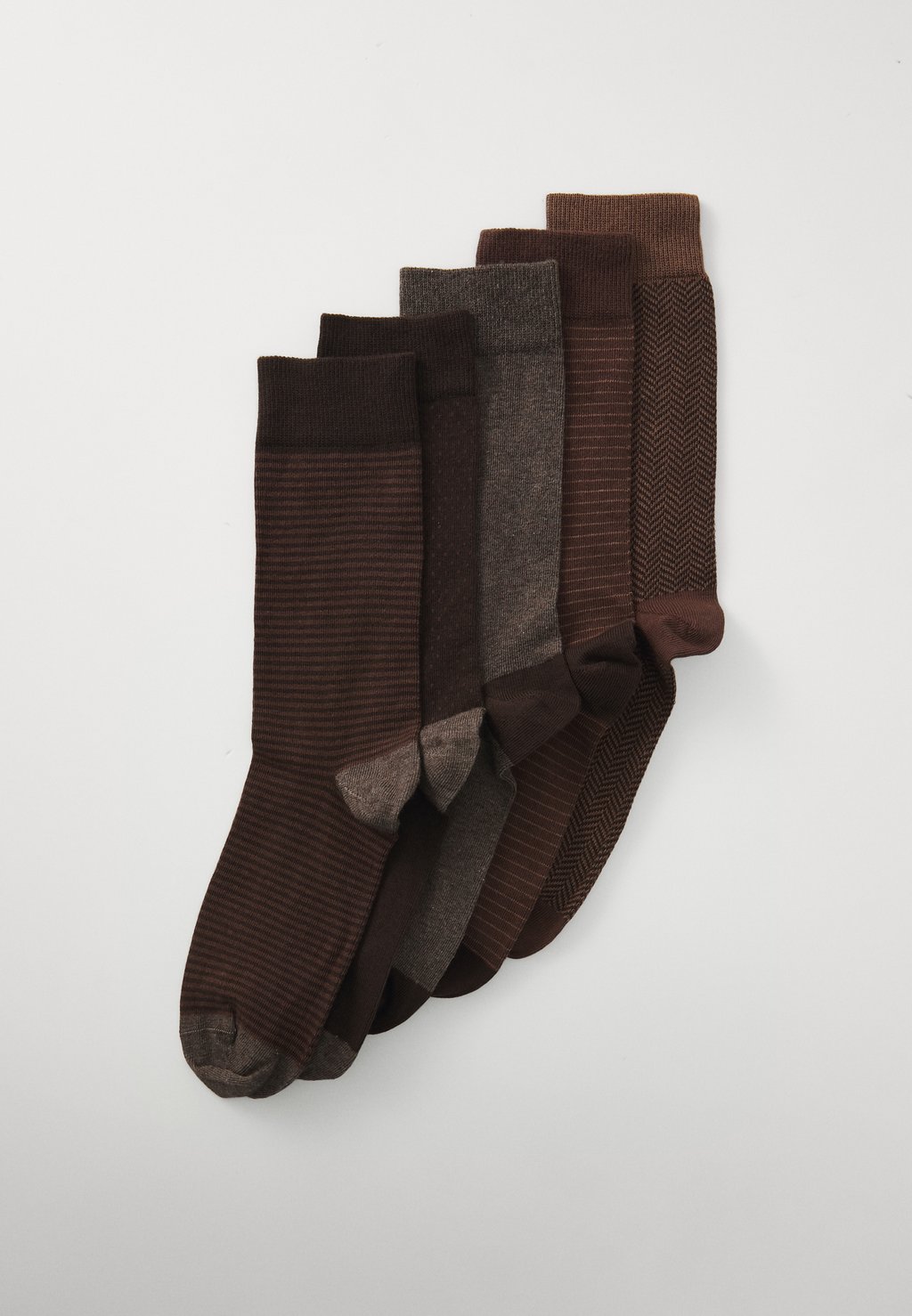 

Носки 5 PACK Pier One by Zalando, коричневый