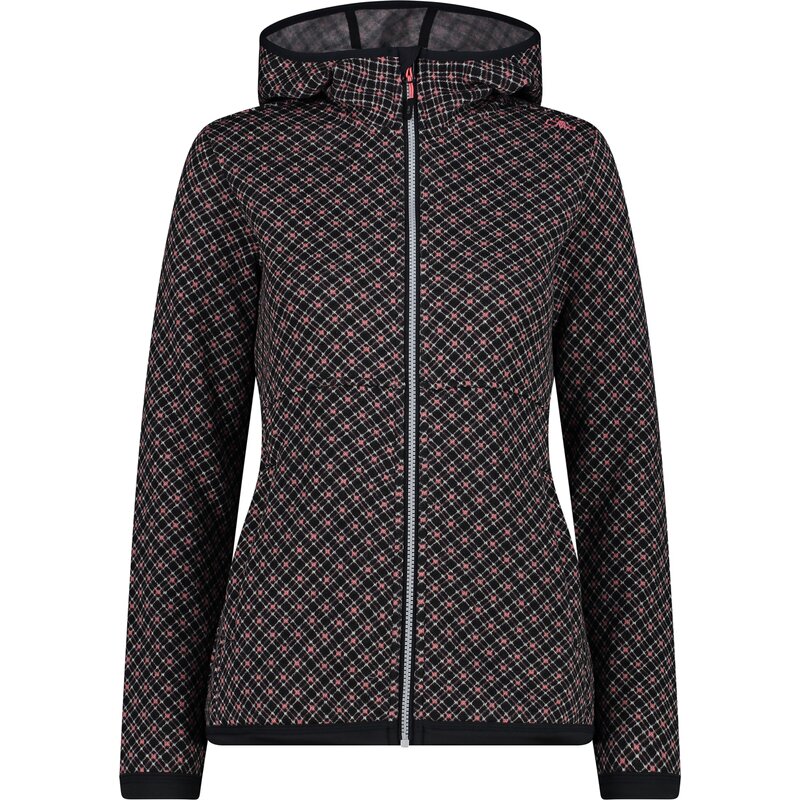 

Толстовка с капюшоном женская куртка с фиксированным капюшоном Cmp, цвет antracite-pesca-b.co