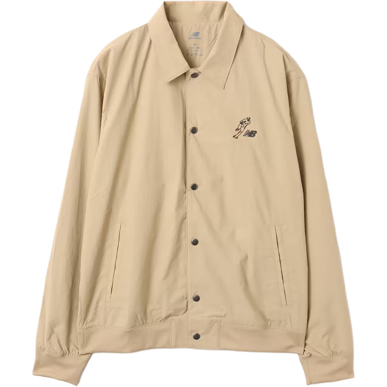 

New Balance Бейсбольная куртка унисекс цвета хаки, Khaki
