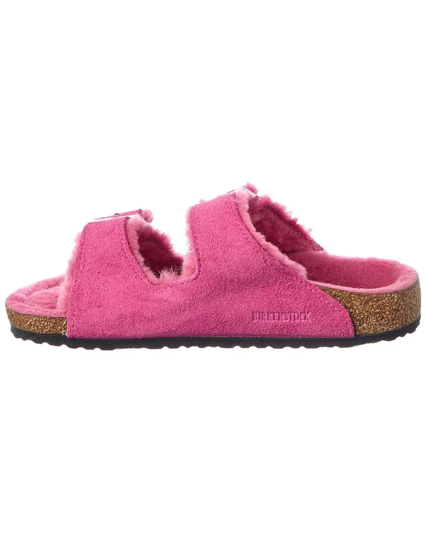 Замшевые сандалии Birkenstock Arizona, розовый — фото 2