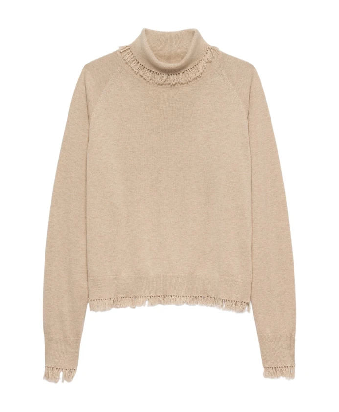 

Свитер-Водолазка большого размера Alchemist, бежевый