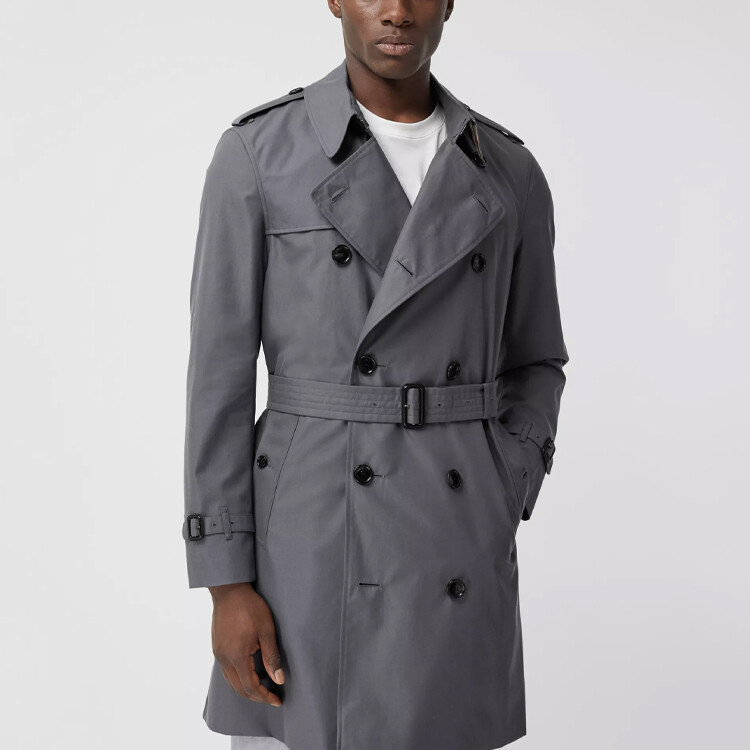 Тренчкот мужской Burberry серый — фото 3