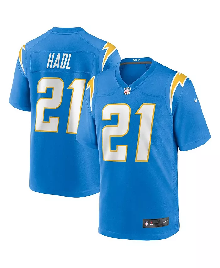

Мужская футболка John Hadl Powder Blue Los Angeles Chargers Game Retired Player Nike