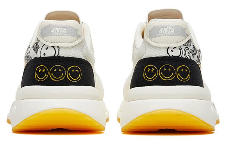 Кроссовки ANTA Casual Shoes Men Low-Top White Black/Yellow — фото 4